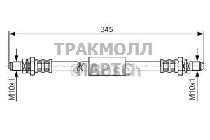 ШЛАНГ ТОРМОЗНОЙ - 1987481097