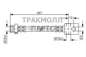 ШЛАНГ ТОРМОЗНОЙ - 1987481101