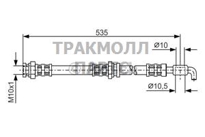 ТОРМОЗНОЙ ШЛАНГ - 1987481112