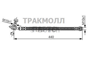 ШЛАНГ ТОРМОЗНОЙ - 1987481175