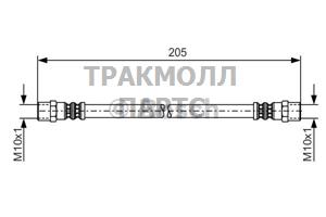 ТОРМОЗНОЙ ШЛАНГ - 1987481191