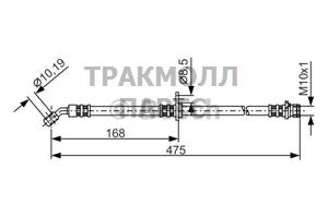 ТОРМОЗНОЙ ШЛАНГ - 1987481326