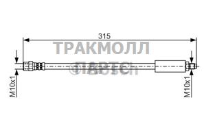 ТОРМОЗНОЙ ШЛАНГ - 1987481350