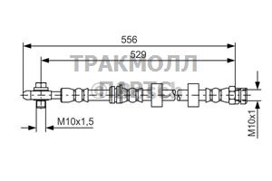ТОРМОЗНОЙ ШЛАНГ - 1987481375
