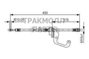 ТОРМОЗНОЙ ШЛАНГ - 1987481378