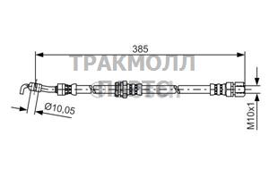 ШЛАНГ ТОРМОЗНОЙ - 1987481385