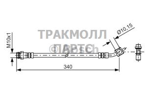 ШЛАНГ ТОРМОЗНОЙ - 1987481423