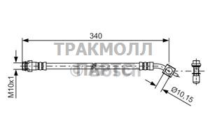 ШЛАНГ ТОРМОЗНОЙ - 1987481424