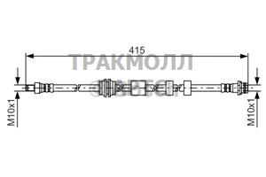 ШЛАНГ ТОРМОЗНОЙ - 1987481425