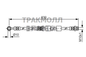ТОРМОЗНОЙ ШЛАНГ - 1987481439