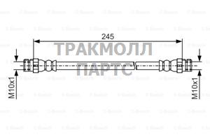 ТОРМОЗНОЙ ШЛАНГ - 1987481457