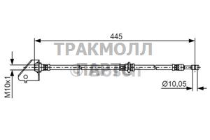 ШЛАНГ ТОРМОЗНОЙ - 1987481497