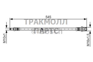 ШЛАНГ ТОРМОЗНОЙ - 1987481507