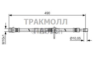 ШЛАНГ ТОРМОЗНОЙ - 1987481513