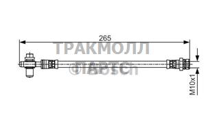 ШЛАНГ ТОРМОЗНОЙ - 1987481518