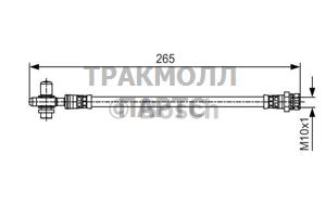 ШЛАНГ ТОРМОЗНОЙ - 1987481519