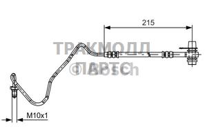 ШЛАНГ ТОРМОЗНОЙ - 1987481533