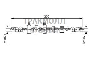 ТОРМОЗНОЙ ШЛАНГ - 1987481538