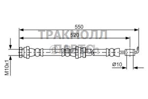 ТОРМОЗНОЙ ШЛАНГ - 1987481554