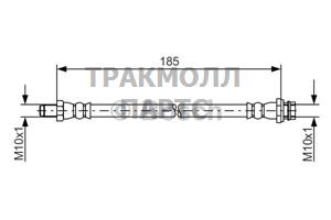 ТОРМОЗНОЙ ШЛАНГ - 1987481564