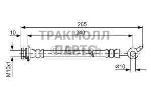 ТОРМОЗНОЙ ШЛАНГ - 1987481570