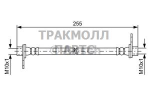 ШЛАНГ ТОРМОЗНОЙ - 1987481585