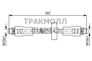 ШЛАНГ ТОРМОЗНОЙ - 1987481591