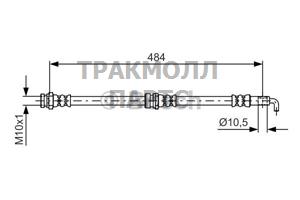 ТОРМОЗНОЙ ШЛАНГ - 1987481602