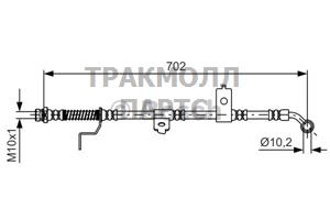 ТОРМОЗНОЙ ШЛАНГ - 1987481604