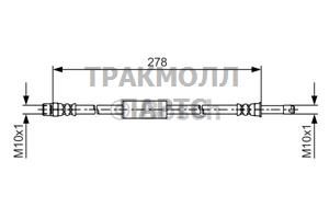 ШЛАНГ ТОРМОЗНОЙ - 1987481617