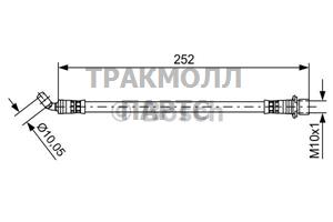 ШЛАНГ ТОРМОЗНОЙ - 1987481662