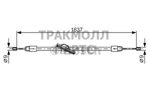 ТОРМОЗНОЙ ТРОС - 1987482330