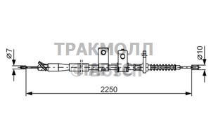 ТОРМОЗНОЙ ТРОС - 1987482343