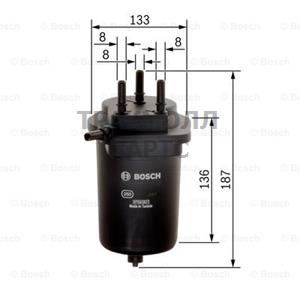 ФИЛЬТР ТОПЛИВНЫЙ BOSCH - F026402098