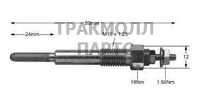 GLOW PLUG DELPHI - HDS345