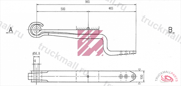 РЕССОРА BPW О.Н. 0508212640 M1015200 ER0508212640 MARSHALL - M1015200