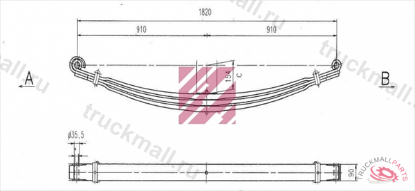 Рессора - M1016500