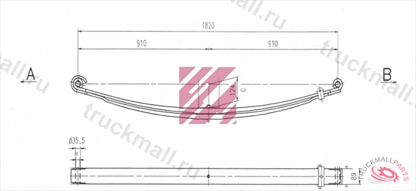 Рессора - M1016700