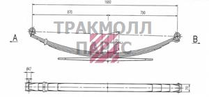 Рессора Mercedes о.н. 6113202206 M1030600 ER6113203706 MARSHALL - M1030600