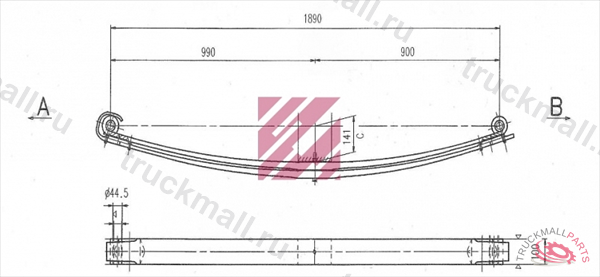 Рессора - M1034800