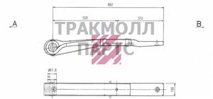 Рессора SAF о.н. 3155102800 M1035600 ER3155102800 MARSHALL - M1035600