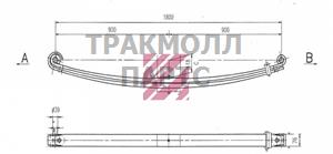 Рессора DAF о.н. 1279672 M1040400 ER1279672 MARSHALL - M1040400