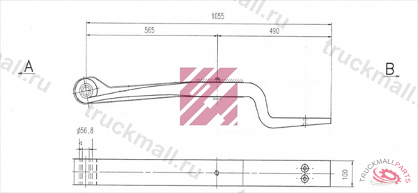 ЛИСТ РЕССОРНЫЙ - M1081700