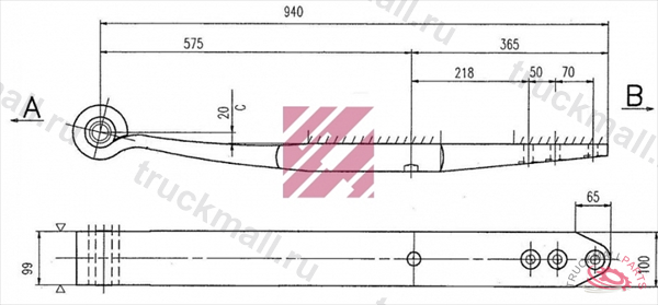 Рессора - M1083700