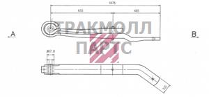 Рессора Renault о.н. 5010239209 M1114800 ER5010239209 MARSHALL - M1114800