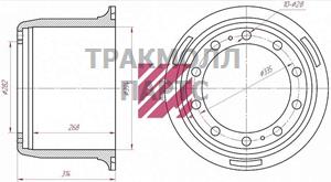 Барабан торм - M1900046