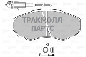 КОЛОДКИ ТОРМОЗНЫЕ - 598568