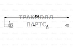 Датчик износа дисковых тормозных колодок - 1987473566