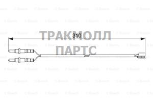 ДАТЧИК ИЗНОСА ТОРМОЗНЫХ КОЛОДОК - 1987474519