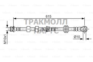 ШЛАНГ ТОРМОЗНОЙ - 1987481088